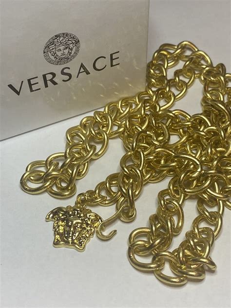 versace belt chain